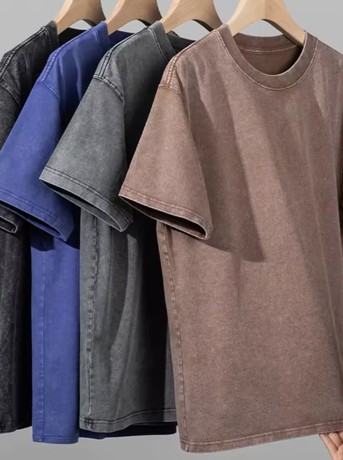 Vintage Washed Cotton T-Shirt