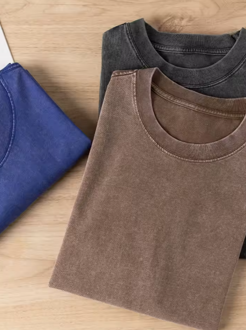 Vintage Washed Cotton T-Shirt