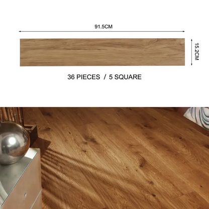36PCS Self-Adhesive PVC Vinyl Wood Planks – Peel & Stick Waterproof Flooring